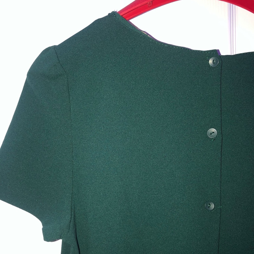 Green romper from Zara